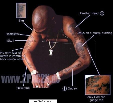 Arms - PTM - 2 Pac's Tattoos